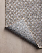 Loloi Amber Lewis Topanga Collection TOP-02 Natural/Silver 2'-3" x 3'-9" Indoor/Outdoor Area Rug