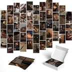 Y2K BOO Dark Academia Wall Collage Kit - 50 Classic & Mysterious 4"x6" Photos for Dorm Decor, Gift for Teen Girls & College Students, Vintage Classic Themes, Ideal for Birthdays & Holidays