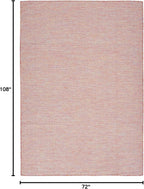 Nourison Home Positano Indoor/Outdoor Rainbow 6' x 9' Area Rug, Easy Cleaning, Non Shedding, Bed Room, Living Room, Dining Room, Backyard, Deck, Patio (6x9)