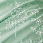 Love's cabin Sage Green Comforter Set Full - Full Size Comforter Set, 3 Pieces Cute Floral Bedding Sets for All Seasons,1 Soft Reversible Botanical Flowers Comforter and 2 Pillow Shams