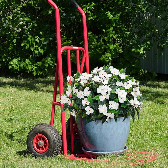 Artificial Impatiens Bouquet Flowers for Outdoors Silk Faux Flowers for Outdoor Impatiens Plants Decor Indoor Planters Kitchen Planters and Balcony Decorations 4PCS (White)