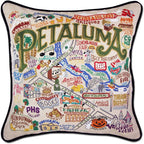 Catstudio Petaluma Embroidered Decorative Throw Pillow