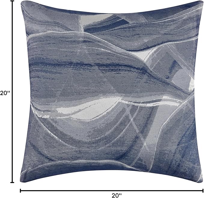 Erling Pillow (Down Alternative, 20" x 20") It is Perfect for Living Room, Sofa, Couch, Bedding, Home Decoration, or Any Commerical Enviroment. CAL117 Regulated