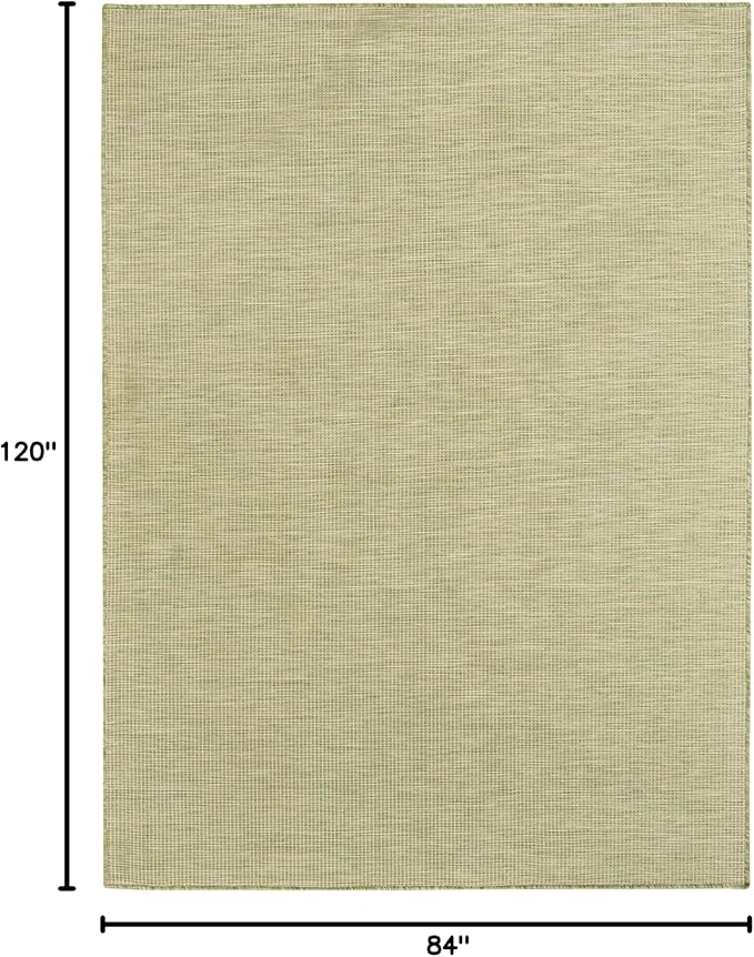 Nourison Home Home Positano 7' x 10' Fabric Green Area Rug
