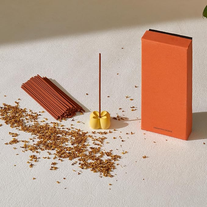 Osmanthus Incense Sticks - 120 Sticks for Relaxation, Meditation & Spiritual Cleansing | Enhances Air Purification with Natural Fragrance