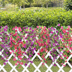 Artificial Hanging Flowers for Outdoors Faux Plants for Spring Summer Decoration,6 Bundles UV Resistant Realistic Silk Flowers Indoor Outside Garden Porch Patio Balcony Yard Farmhouse