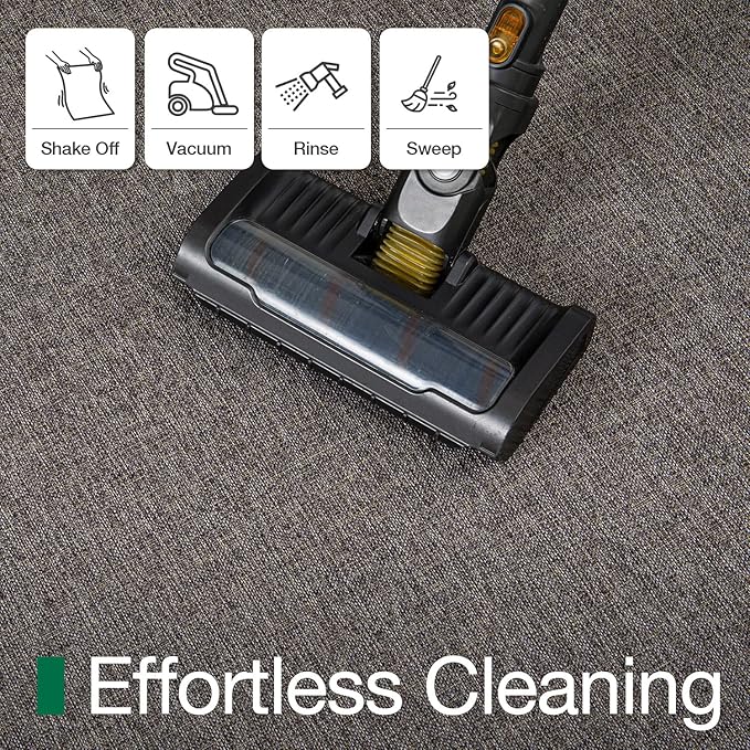 LUMI Ultra Thin Door Mat for Entryway,36"x59" Low Profile Non Slip Rubber Backing Indoor Doormat, Easy Clean Welcome Entrance Mat for Inside House, Patio, Brown