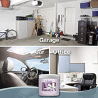 Clear Air Odor Absorber Gel - 15 oz, Pack of 2 - Air Freshener Absorbs and Eliminates Odors in Bathrooms, Cars, Boats, RVs and Pet Areas - Made with Essential Oils - Lavender Vanilla Scent