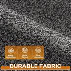 Mibao Front Door Mat, Dirt Trapper Welcome Mat for Outdoor Indoor, Non-Slip Waterproof Doormat, Durable Machine Washable Low Profile Entry Rug for Back Door Outside Patio Porch, 72" x 48", Grey