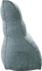 Daneey Multifunctional Headboard Pillow Queen Heighten Headboard Wedge Pillow Bolster Pillow for Bed Reading Pillow Adult Back Pillow for Sitting in Bed Wedge Pillow Headboard, Washable Gray Cover