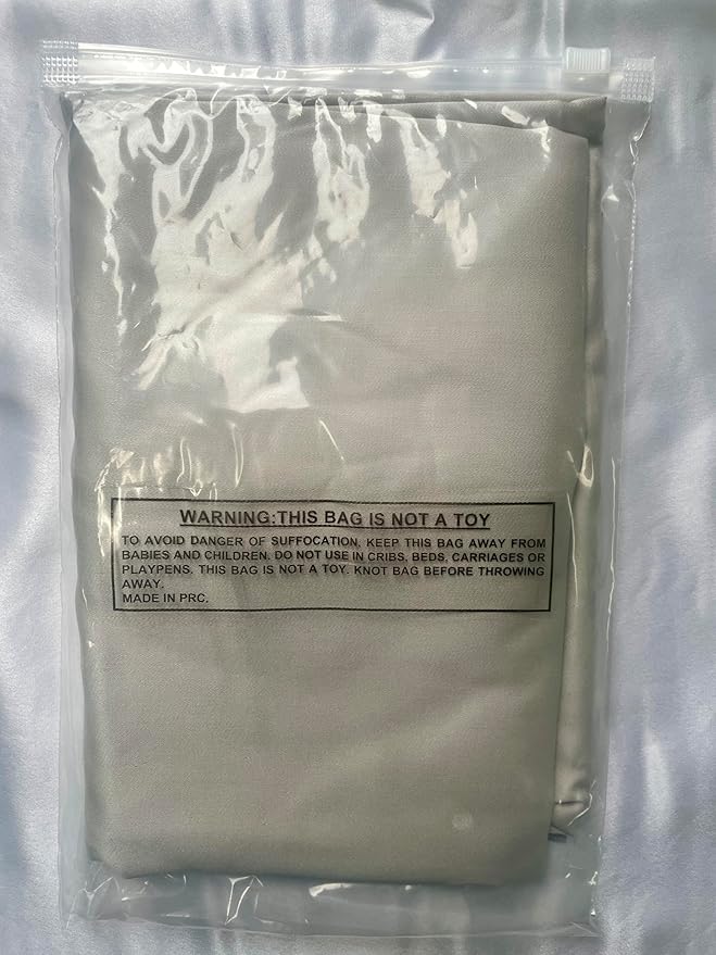 Honeydew Queen Side Pillow Case - Fits The Scrumptious and Essence Curved Pillows for Side Sleeping - Comfortable and Soft Cooling Bamboo Fabric - Queen Size (Silver Lining Grey)