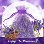 Demissle 240 Pcs French Lavender Sachets Bags Bulk for Drawers and Closets Home Fragrance Dried Flower Lavender Sachets Bridal Shower Favors