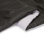 Amazon Basics Comforter Blanket King, Reversible Lightweight Microfiber All Season Blanket, Black/Grey