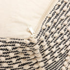 REDEARTH · Tufted Pouf Ottoman with Filler Textured Storage Cube Bean Bag Pouffe Footrest for Living Room, Bedroom, Nursery, Kidsroom; 100% Cotton (17.5"X17.5"X17.5", Cube Diamond Medley Gray)