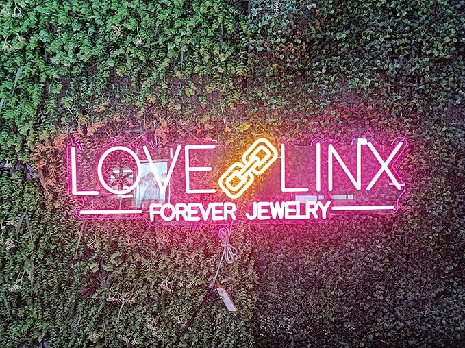 GITM Custom Neon Signs for Wall, Personalized Large LED Lights for Name Logo Wedding Birthday, Home Decor, Bar Cafe Studio- Ideal Gift for Christmas, Valentine's Day