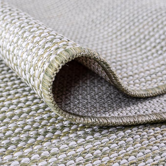 Keen Home Design Terrace Outdoor Area Rug - 9x12 Washable Indoor/Outdoor Rug for Patio, Kitchen, Balcony, Beach, Garden, Deck and Porch, Size: 8'10"x12'