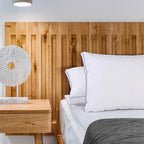 Utopia Bedding Bed Pillows for Sleeping Queen Size (Navy/White), Set of 2, Cooling Hotel Quality, Gusseted Pillow for Back, Stomach or Side Sleepers