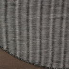 Nourison Positano Indoor/Outdoor Charcoal 6' x Round Area Rug, Easy Cleaning, Non Shedding, Bed Room, Living Room, Dining Room, Backyard, Deck, Patio (6 Round)