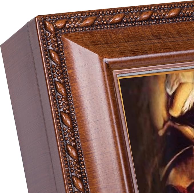 Mary Undoer of Knots Wood Finish Jewelry Music Box Plays Ave Maria