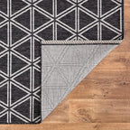 Keen Home Design Outdoor Rug - 6x9 Washable Indoor/Outdoor Rug for Patio, Balcony, Kitchen, Garden, Beach, Deck and Porch. Size: 6'7" x 9'2"