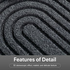 3D Textured Black and White Abstract Wall Art with Vase, White Butterfly Wall Decor, Modern Painting Artwork, Minimalist Wall Decor for Living Room Hallway Dining Room Bedroom Office, 25.6x24 In