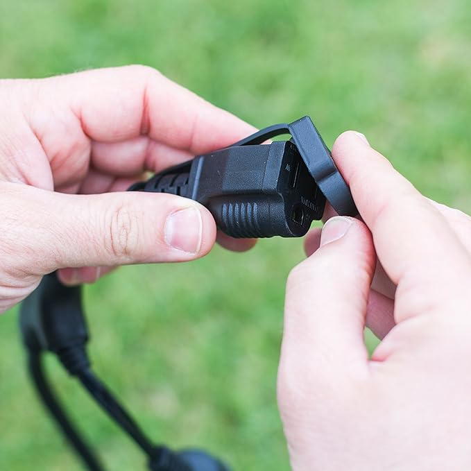 Enbrighten LED Outdoor String Lights 24ft Soft Warm White Patio Lights with Ultra-Durable Shatterproof and Waterproof Acrylic Bulbs for Balcony, Backyard, Porch, Gazebo, Deck, Party and Market, 35629