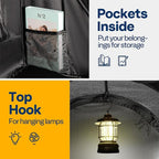 VIVOHOME Pop-Up Bed Tent Twin Size, Privacy Bed Canopy with 4 Doors and Mosquito Mesh, Breathable All Black Sleeping Tent for Kids and Adults