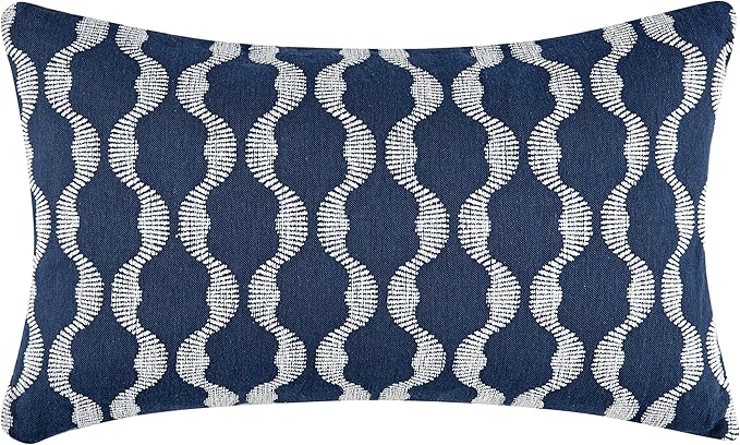 Lottolini Pillow (Down Alternative, 12" x 20") It is Perfect for Living Room, Sofa, Couch, Bedding, Home Decoration, or Any Commerical Enviroment. CAL117 Regulated