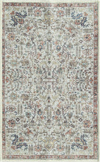 Keen Home Design 2x3 Rug - Machine Washable Entry Rug with Non-Slip Backing, Ideal for Enteryway, Kitchen, Bathroom, Laundry Room - Vintage, Easy Clean, Durable, Low Pile Rug - (2' x 3')