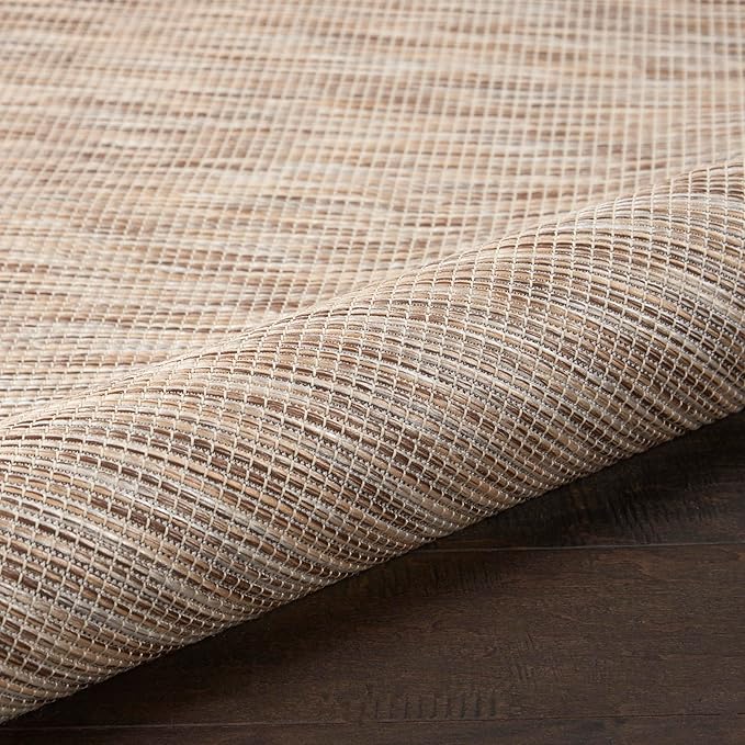 Nourison Home Positano 10' x 14' Beige Fabric Modern Area Rug (10' x 14')