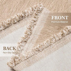 Couch Cover for Dogs Sectional Sofa Covers Washable for 3 Cushion Couch, Chenille Couch Cover Blanket, Sectional Sofa Slipcovers, Multi-Use Furniture Protector for Kids, Pets, 91" X150", Sand