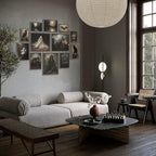 LANCHI95 12 Pcs Halloween Wall Art Prints, Vintage Witch Posters, Cute Ghost Pictures for Bedroom Decor (UNFRAMED)