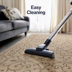 JONATHAN Y Vintage Filigree Indoor Outdoor Area Rug 6X9 Beige/Brown, Charleston Textured Weave for Backyard, Patio, Porch, Easy-Cleaning, High Traffic, Pet-Friendly, Non-Shedding (SMB106A-6)