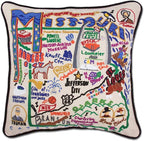Catstudio Missouri Embroidered Decorative Throw Pillow