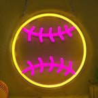 Softball Neon Sign - Dimmable Sport Wall Decor With USB Power, Softball Gifts for Girls 8-12, LED Neon Lights for Girls Cave College Dorm Softball Fan Accessories Stuff