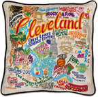 Catstudio Cleveland Embroidered Decorative Throw Pillow