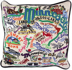 Catstudio Minnesota Embroidered Decorative Throw Pillow