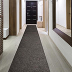 iCustomRug Hallway Runner Rug – 3x16ft Brown, Indoor/Outdoor, Non-Slip Rubber Backing, Low-Profile All-Weather Carpet, Non-Shedding & Easy Care, Entryway Mat Ideal for High Traffic Areas