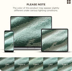 Bedsure 100% Cotton Throw Blanket for Couch - Chenille Woven Textured Blanket Gifts for Women, Cozy and Soft for All Seasons, Home Decor Boho Throw for Bed, Sofa, Aqua Gray, 50x60 Inches