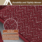 COSY HOMEER-Door-Mat 36"x60" Non Slip Absorbent Entryway Rugs Dirt Trapper Doormats Washable Entrance Mats Low Pile Welcome Floor Mat for Front Back Door and Entry Mats,Red