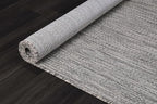 CAMILSON Outdoor Rug 8x10 Modern Area Rugs for Indoor and Outdoor Patios and Porches - Waterproof, Washable, Non-Shedding, Easy-to-Clean Outside Carpet (8 x 10, Solid - Silver Gray)