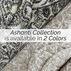 Southshore Fine Living, Inc. Ashanti Collection Oversized Quilt Twin Bedding Set Lightweight, Soft Coverlet Bedspread 2-Piece with one Matching sham (69 in Wide x 98 in Long), Twin/XL, Grey