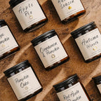 Fall Candle - Harvest Season Scented Candle, Fall Soy Candles for Home Decor, 7 oz Natural Soy Wax – Long-Lasting Autumn Candles, Aromatherapy Gift for Women & Thanksgiving, 7oz