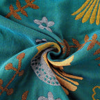 MSGKV Boho Throw Blanket Cotton Blanket for Couch and Sofa Cover for Living Room Summer Throw Cozy Gauze Blanket 50" x 60"