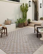 Loloi Amber Lewis Topanga Collection TOP-03 Natural/Dove 7'-10" x 10' Indoor/Outdoor Area Rug