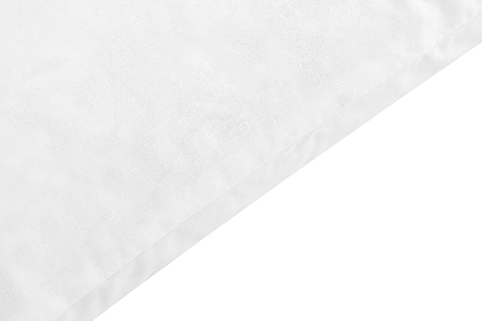 SNUG&COZY Luxury Goose Down Feather Pillow Inserts - 26x26IN, Double Layered Down-Proof Design, Ultra-Soft Cover, High Fill Weight, Pack of 2, White