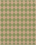 Lahome Checkered Dining Living Room Rug, 8x10 Washable Indoor Outdoor Easy Jute Rug, Farmhouse Neutral Diamond Non Slip Non Shedding Floor Carpet for Sunroom Deck Classroom Office