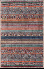 Keen Home Design 2x3 Rug - Machine Washable Entry Rug with Non-Slip Backing, Ideal for Enteryway, Kitchen, Bathroom, Laundry Room - Vintage, Easy Clean, Durable, Low Pile Rug - (2' x 3')