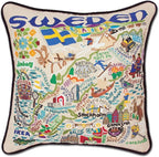 Catstudio Sweden Embroidered Decorative Throw Pillow