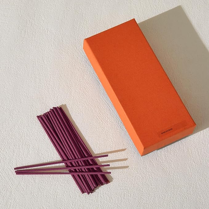 Rose Incense Sticks - 120 Natural Sticks for Relaxation & Air Purification | Perfect Home Fragrance with Natural Rose Aroma